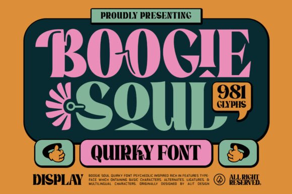 Boogie Soul: A Groovy Font for Psychedelic and Modern Design