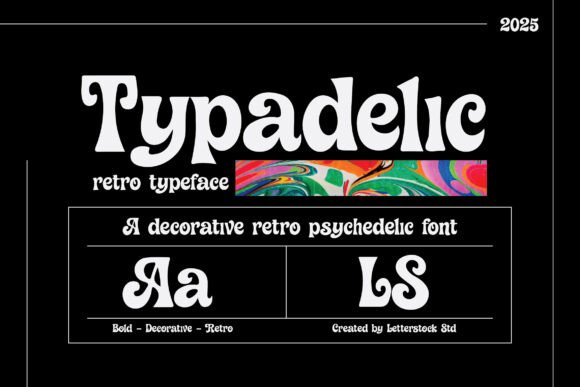 Discover Typadelic: Groovy Retro Typography for Modern Design