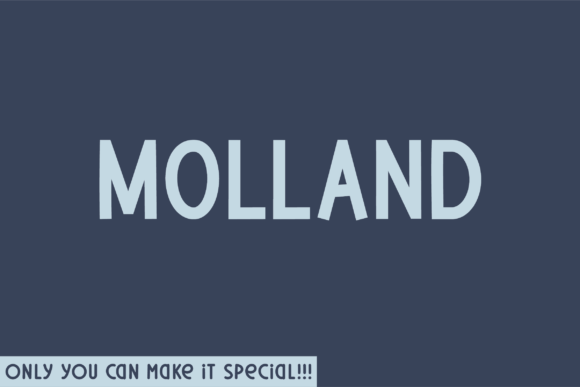 Molland: A Handwritten Font with Unmistakable Character