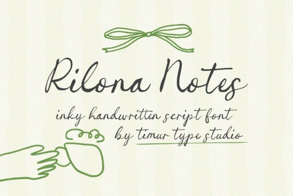 Rilona Notes: A Handwritten Script Font with Artistic Flair