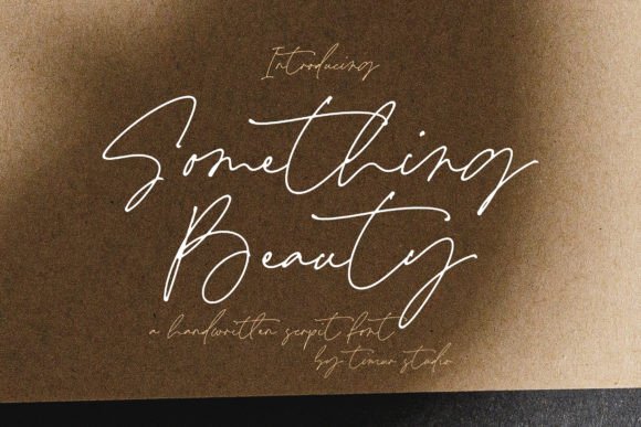 Something Beauty Font: Graceful Elegance for Your Creative Projects